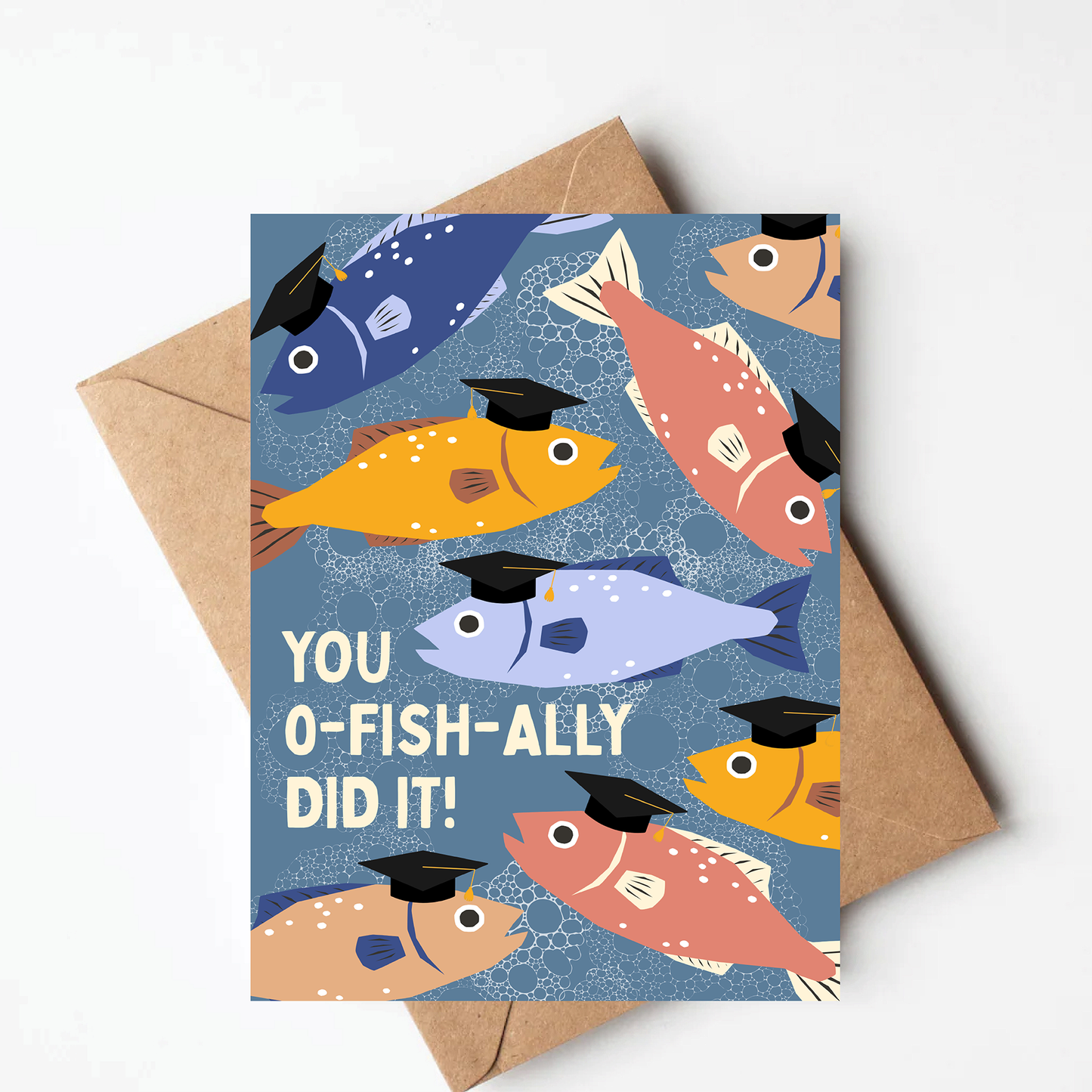 Fish Graduation Card