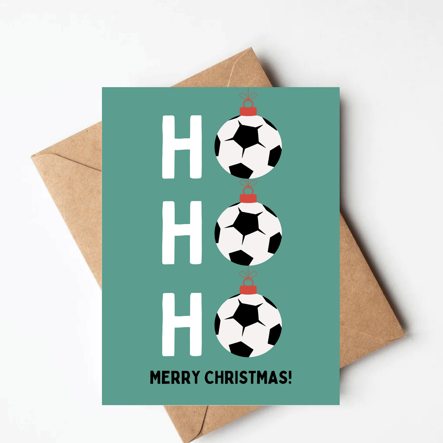 Soccer Christmas Card