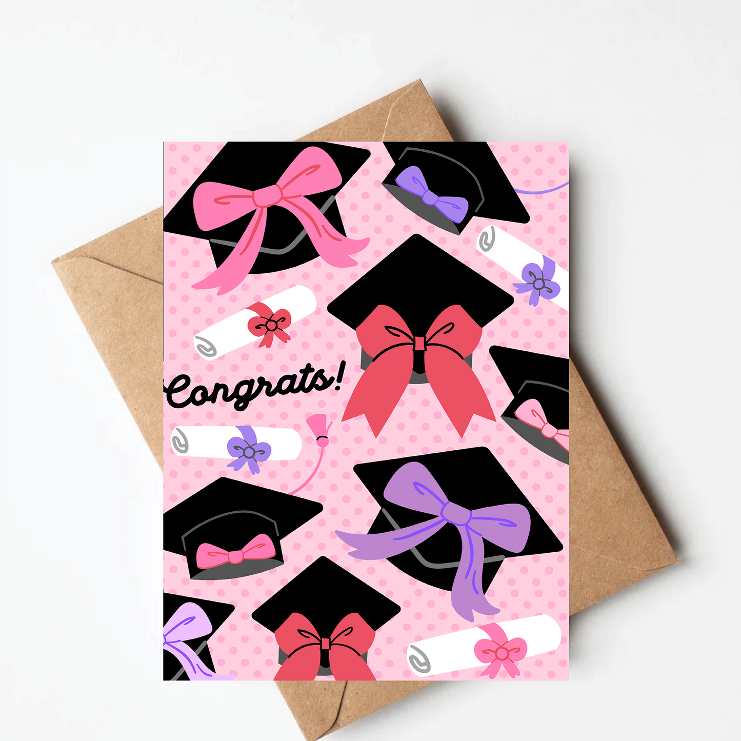 Bow Graduation Card