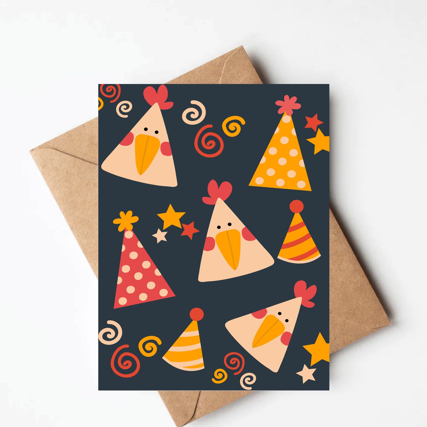 Chicken birthday card