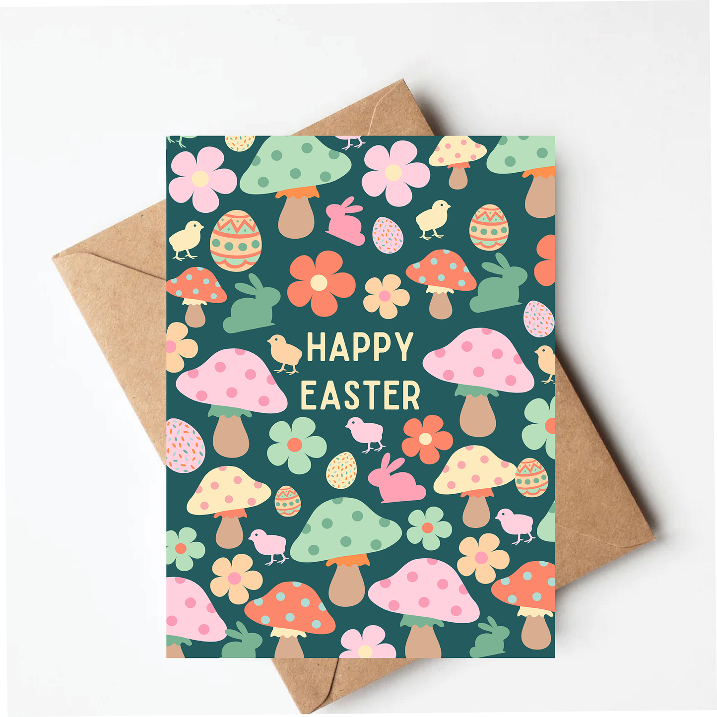 Mushroom Easter Card