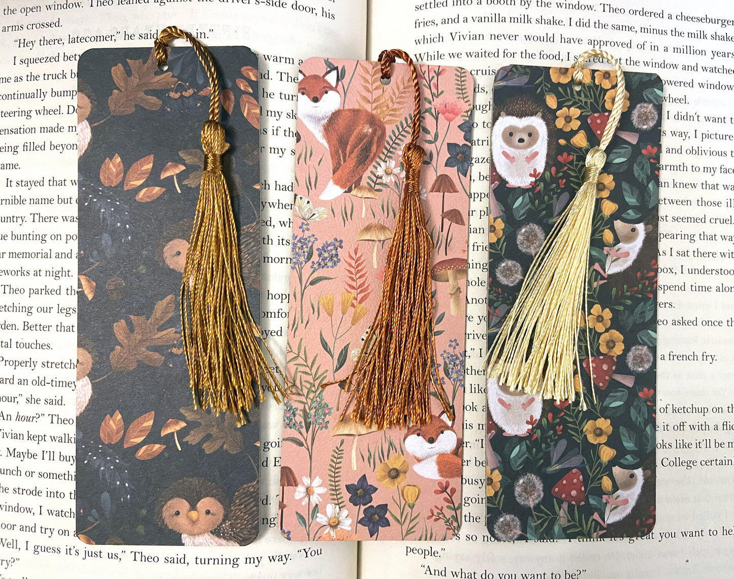 Forest Animal Bookmark Set