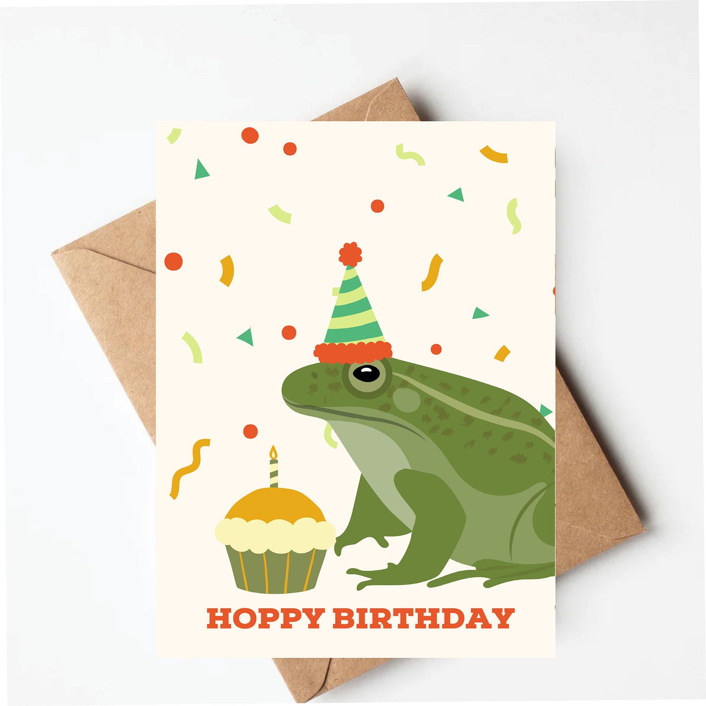 Frog birthday card