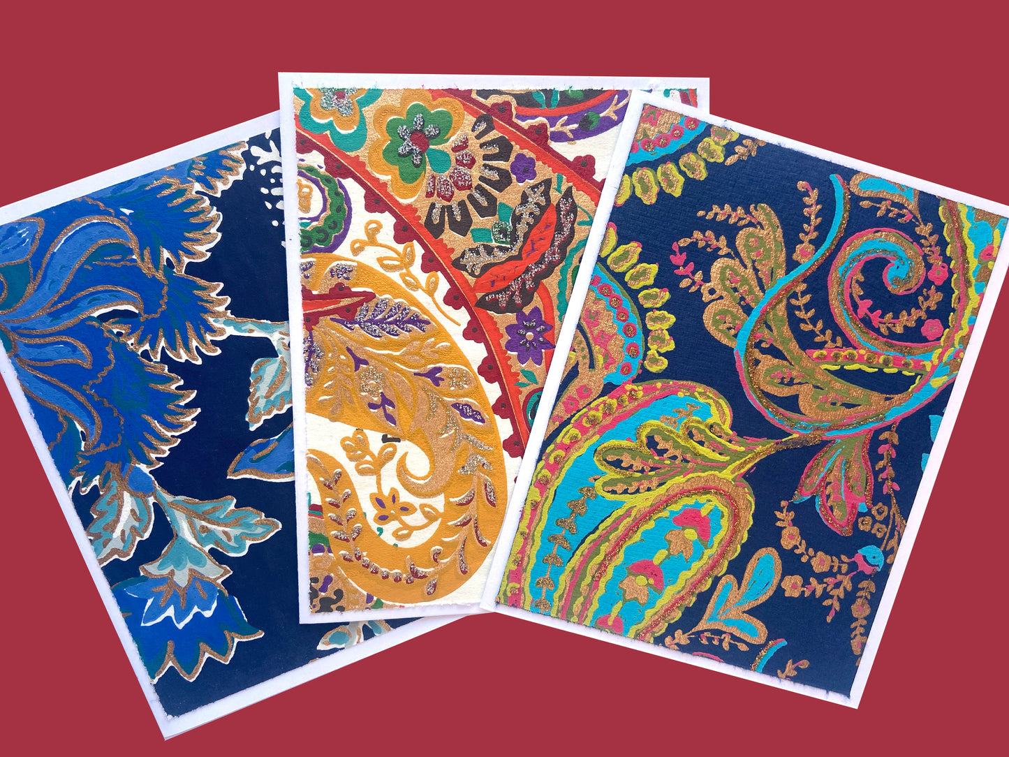 Indian inspired notecard set