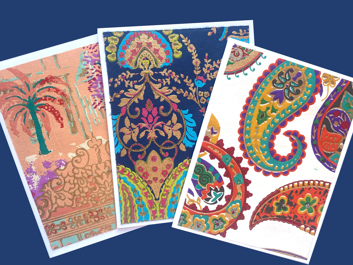 Indian inspired notecard set