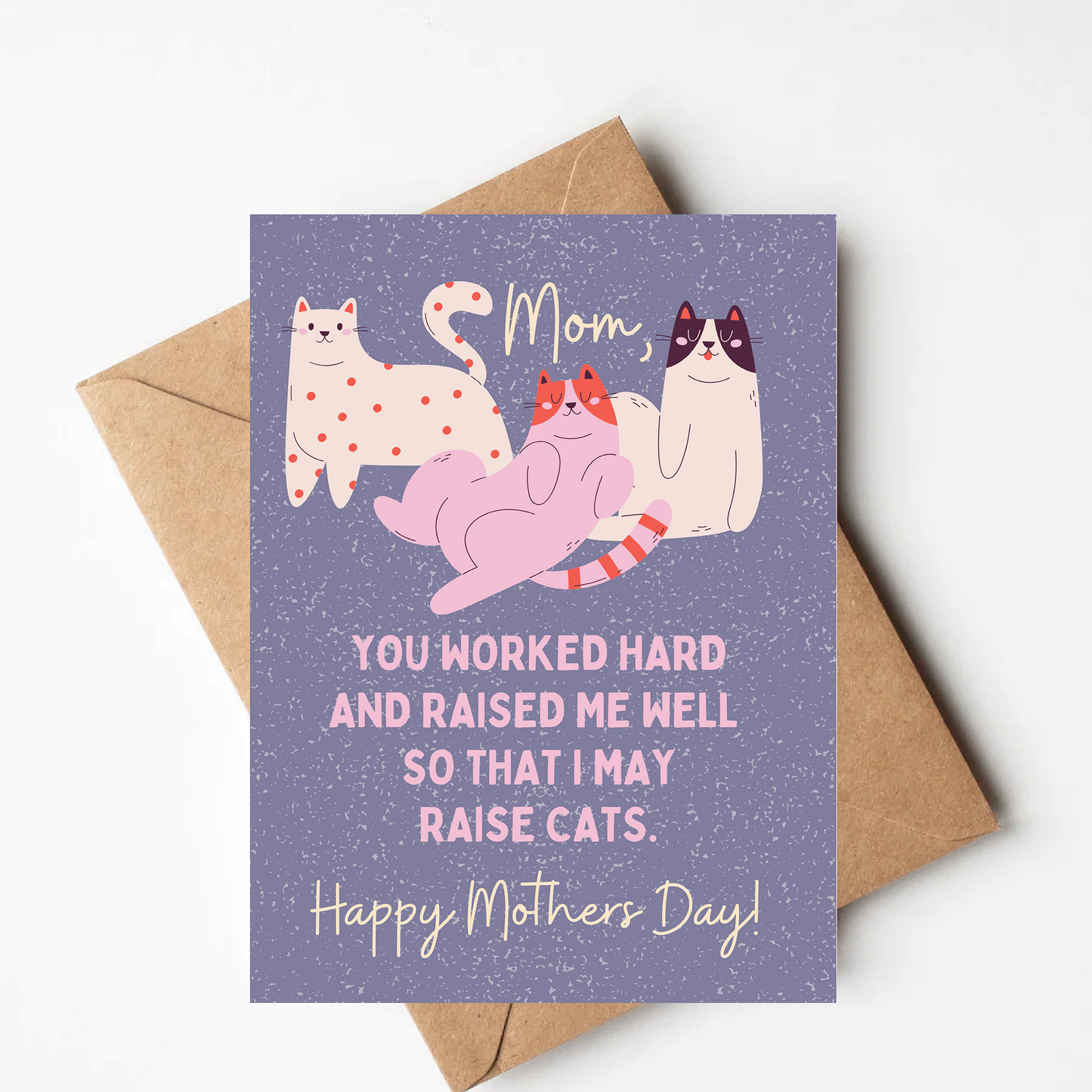 Funny Cat Mother's Day Card