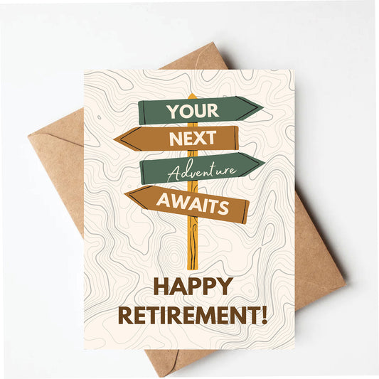Adventure retirement card