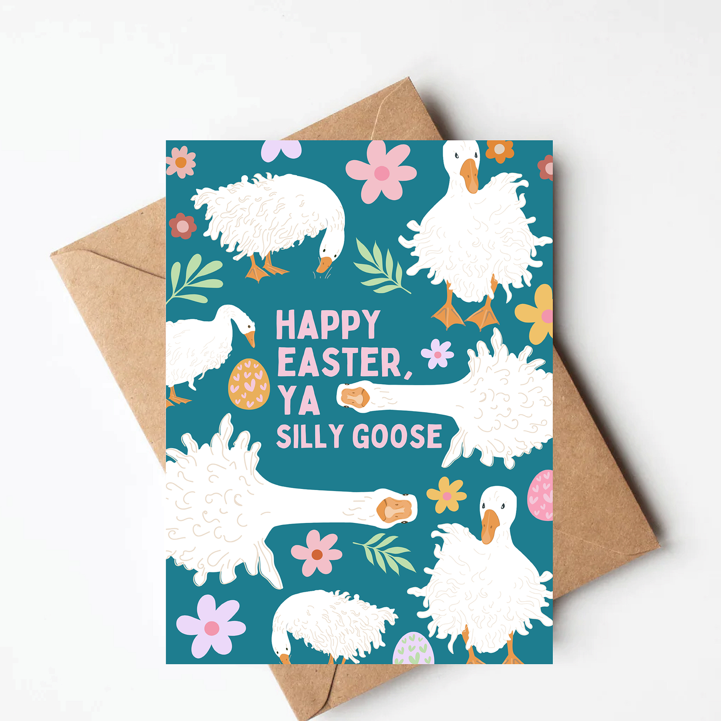 Silly Goose Easter Card