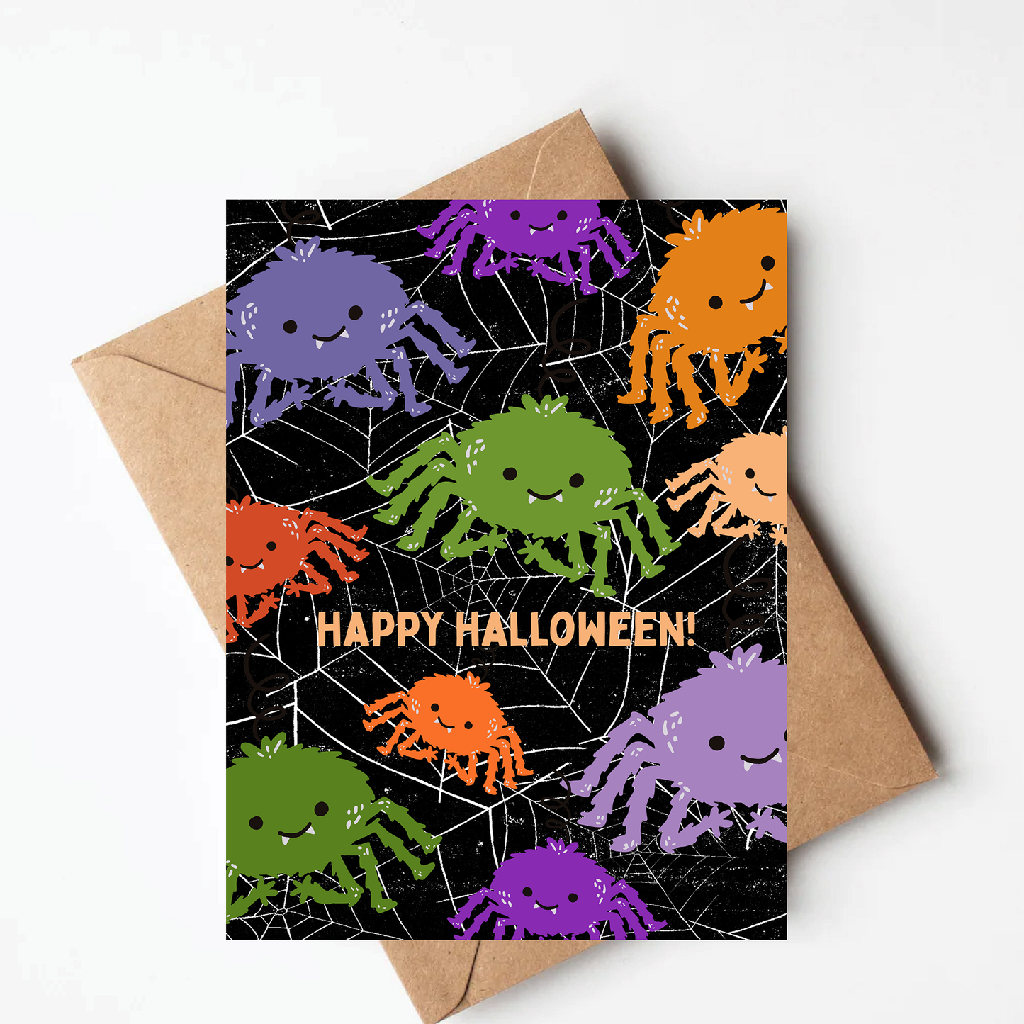 Spider Halloween Card