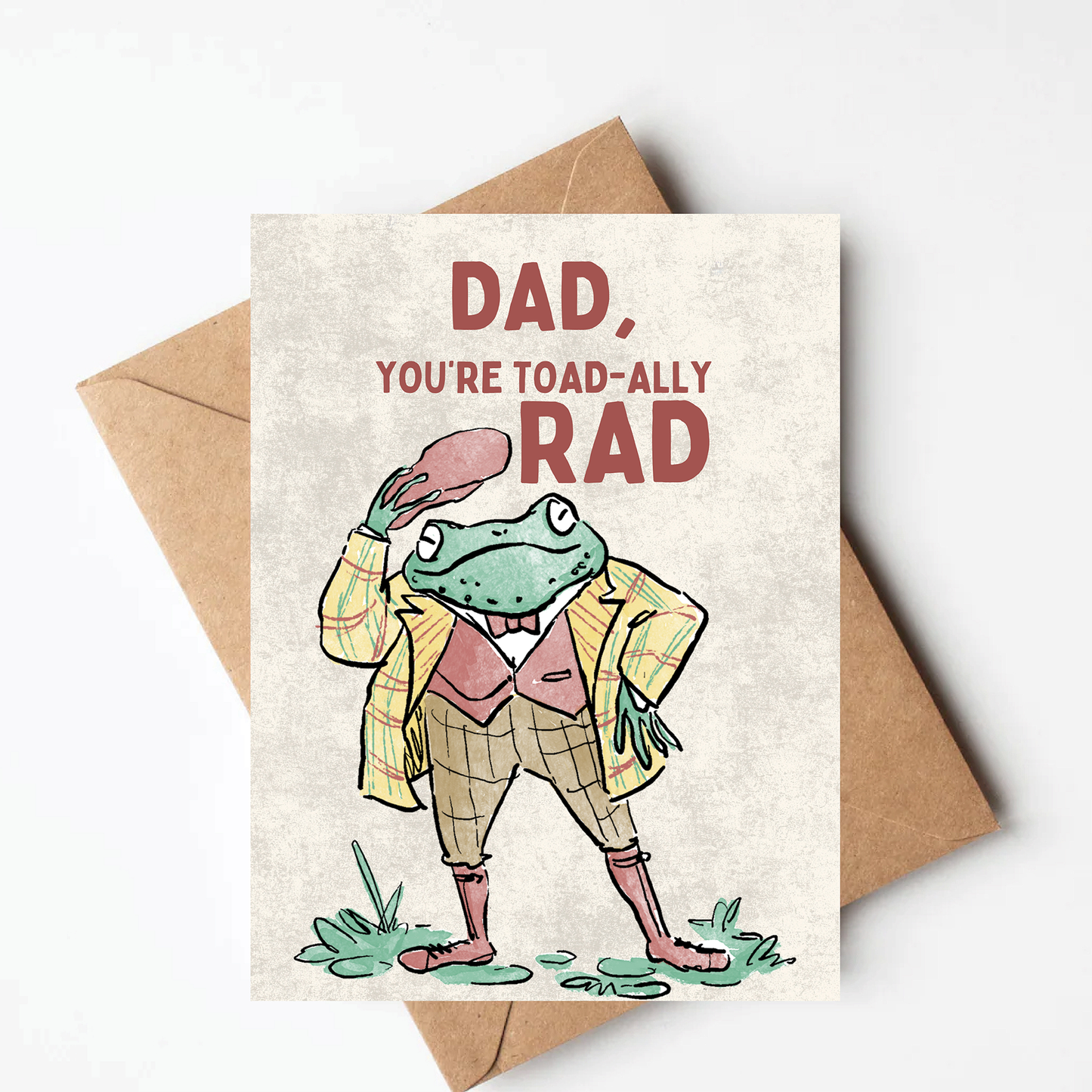 Toad Father's Day Card