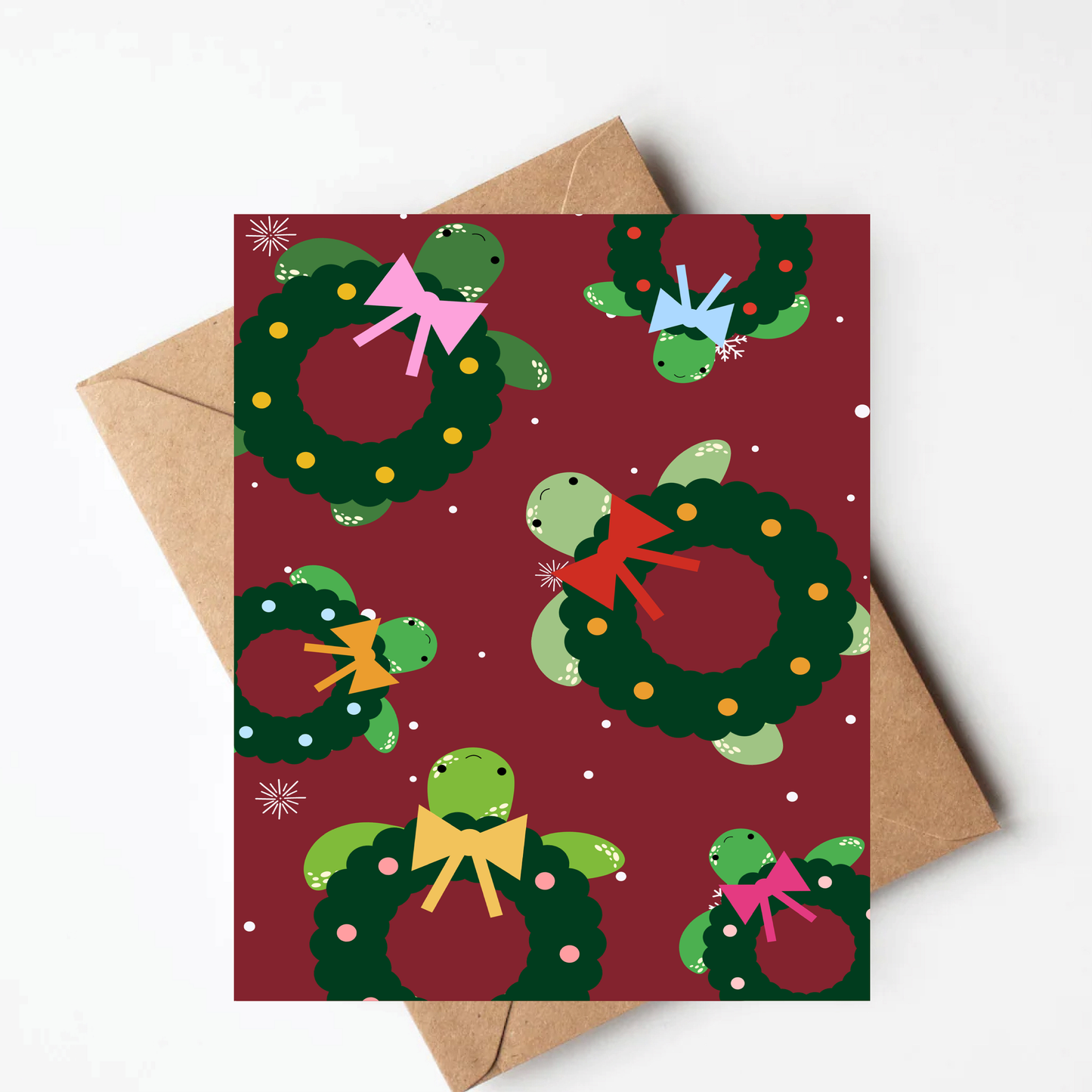 Turtle Christmas Card