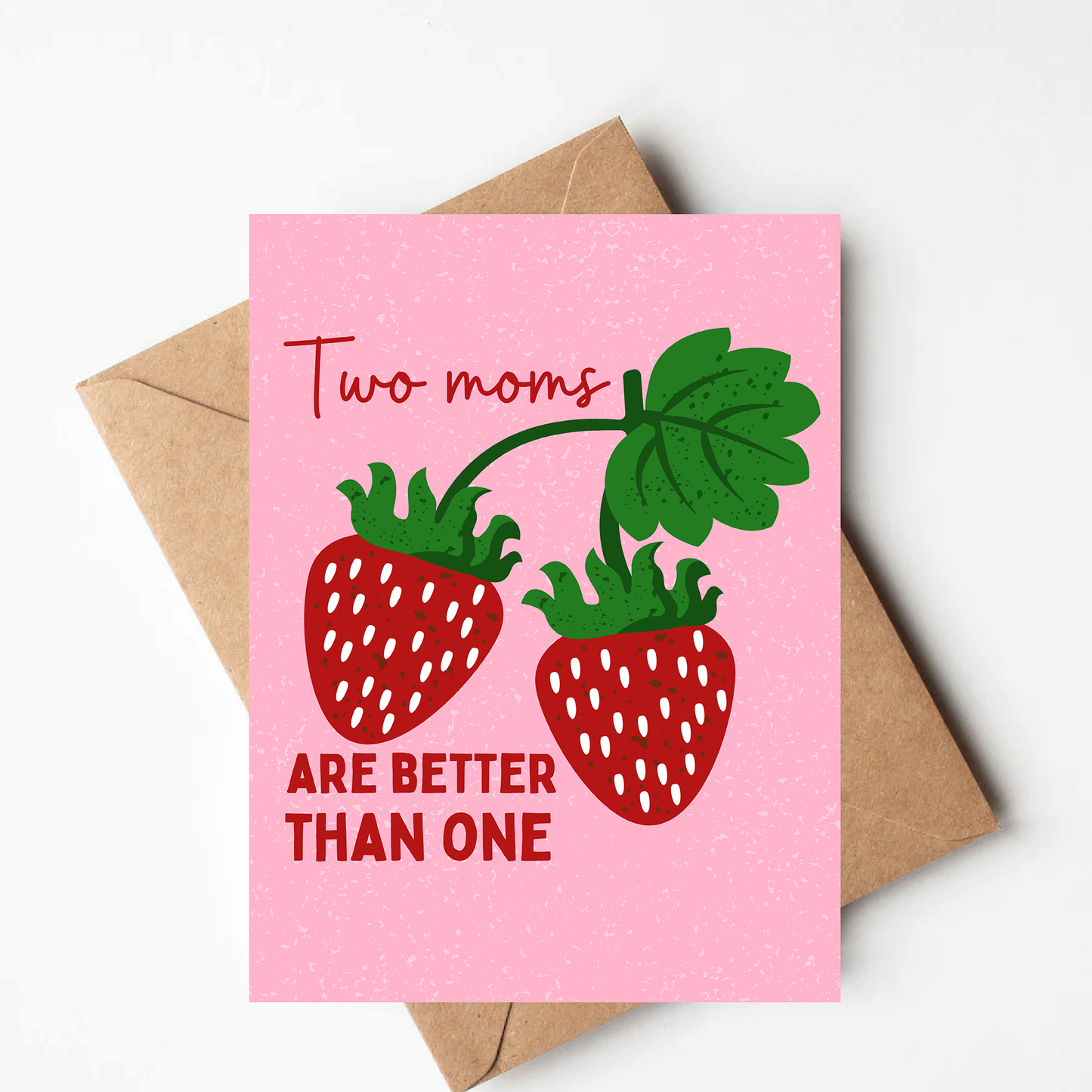 Two Moms Mother's Day Card