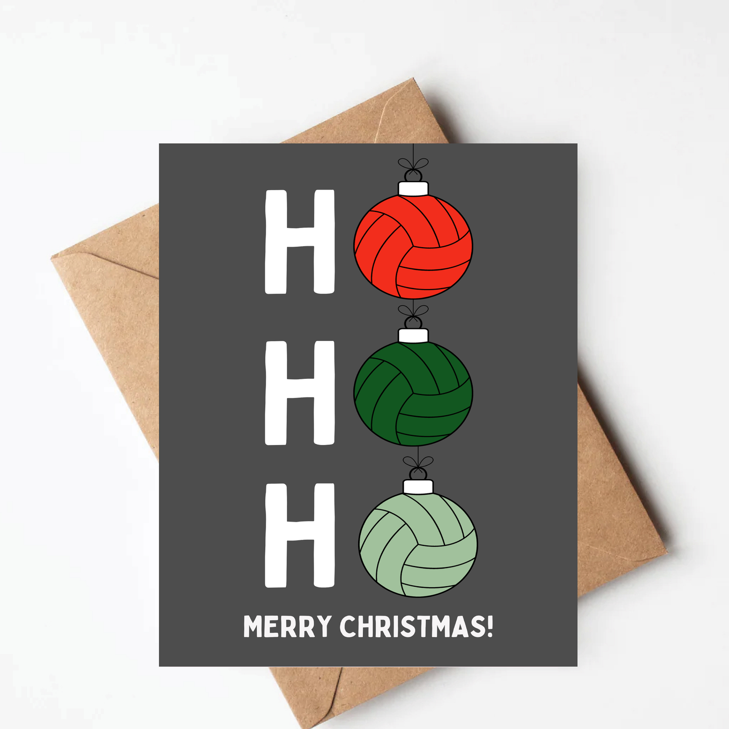 Volleyball Christmas Card