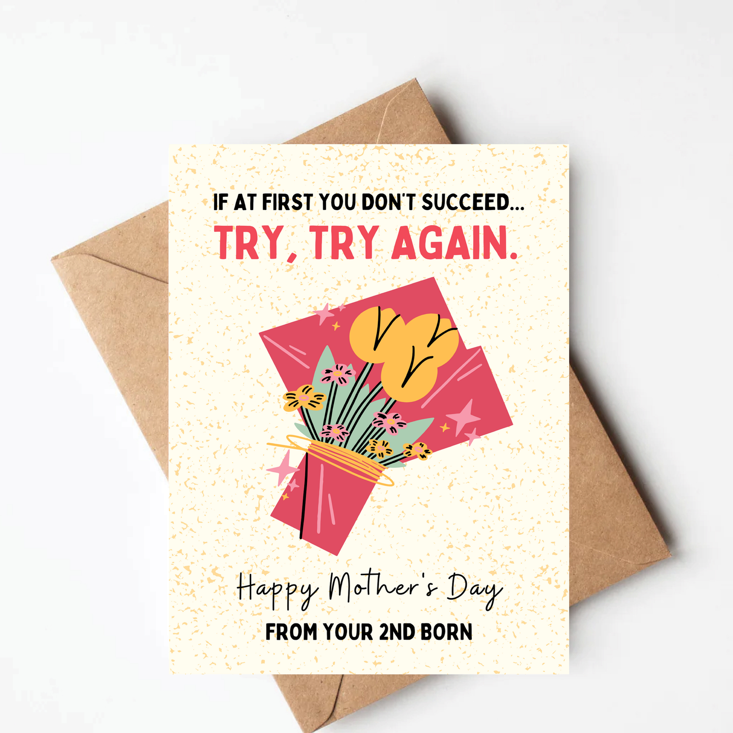 Second Born Mother's Day Card