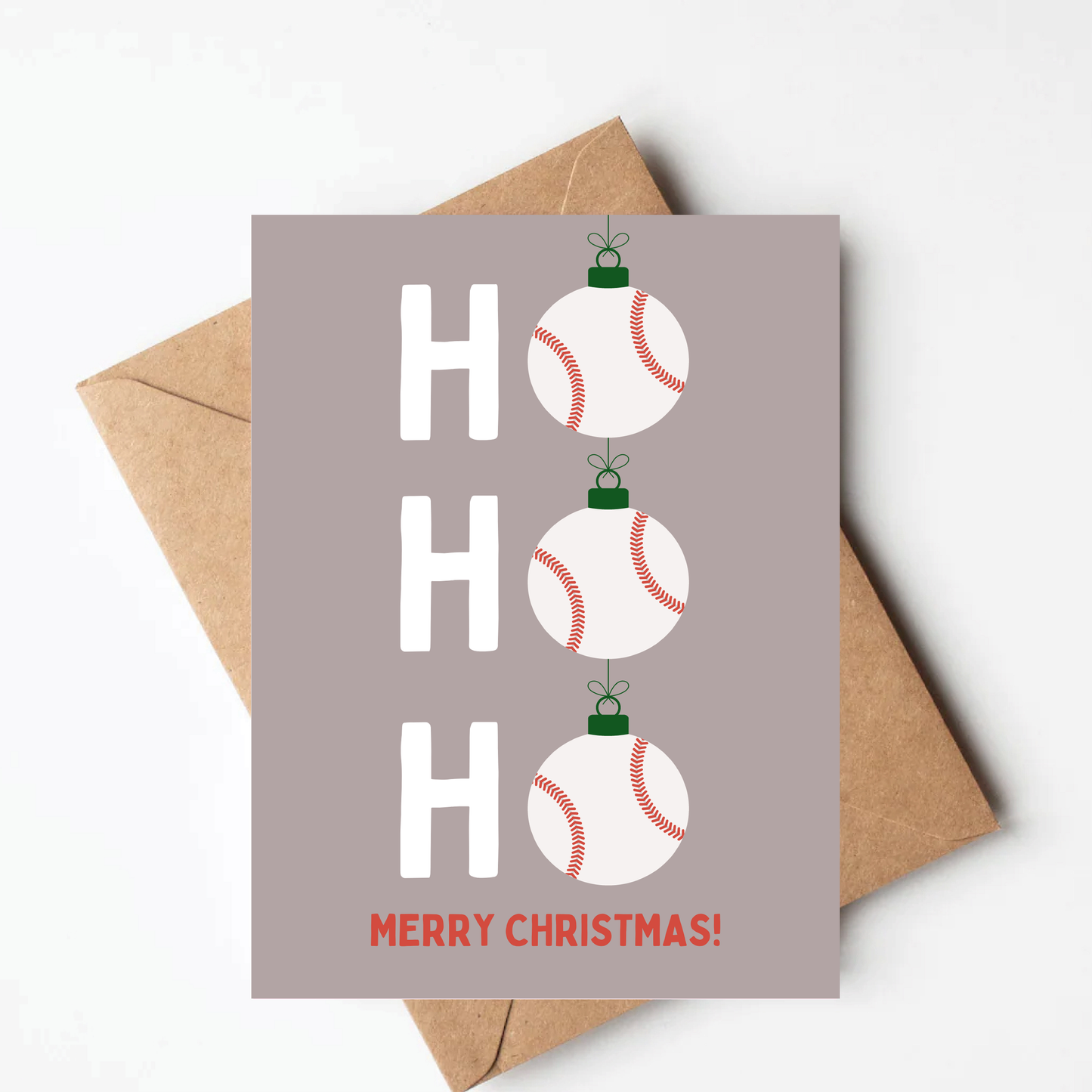 Baseball Christmas Card