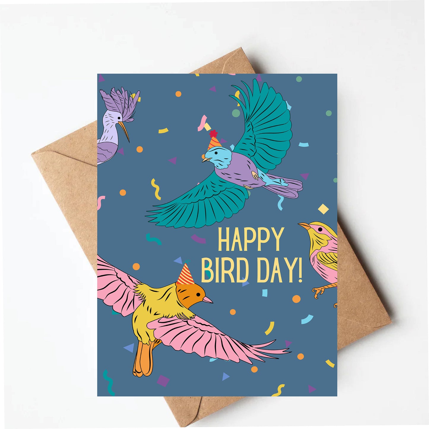 Bird birthday card