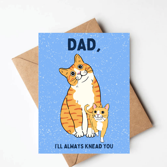 Cat Father's Day Card