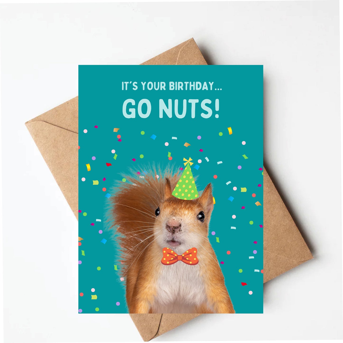 Squirrel birthday card