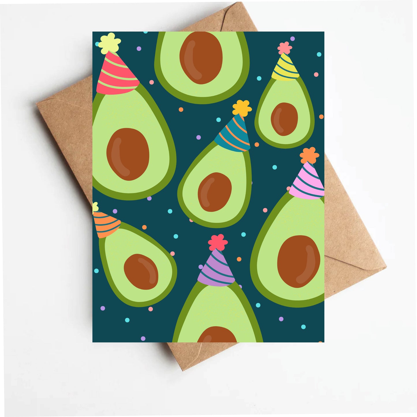 Avocado birthday card