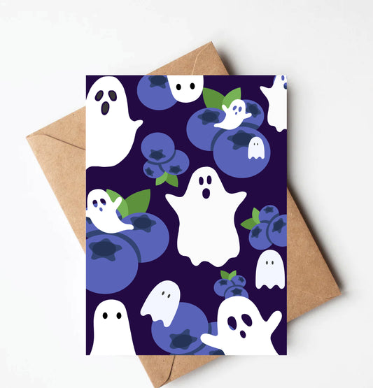 Blueberry ghost card