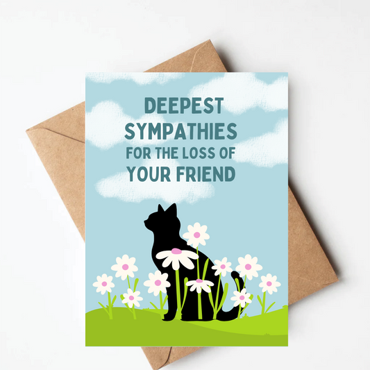 Cat Loss Sympathy Card