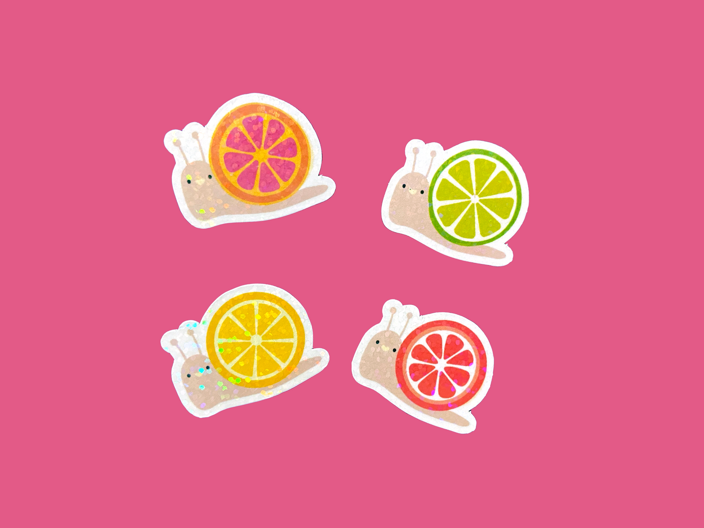 Mini Citrus Snail Sticker Pack