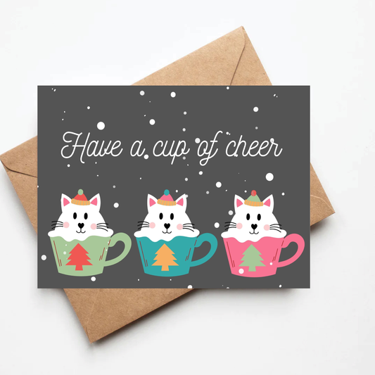 Cup of Cheer Christmas Card