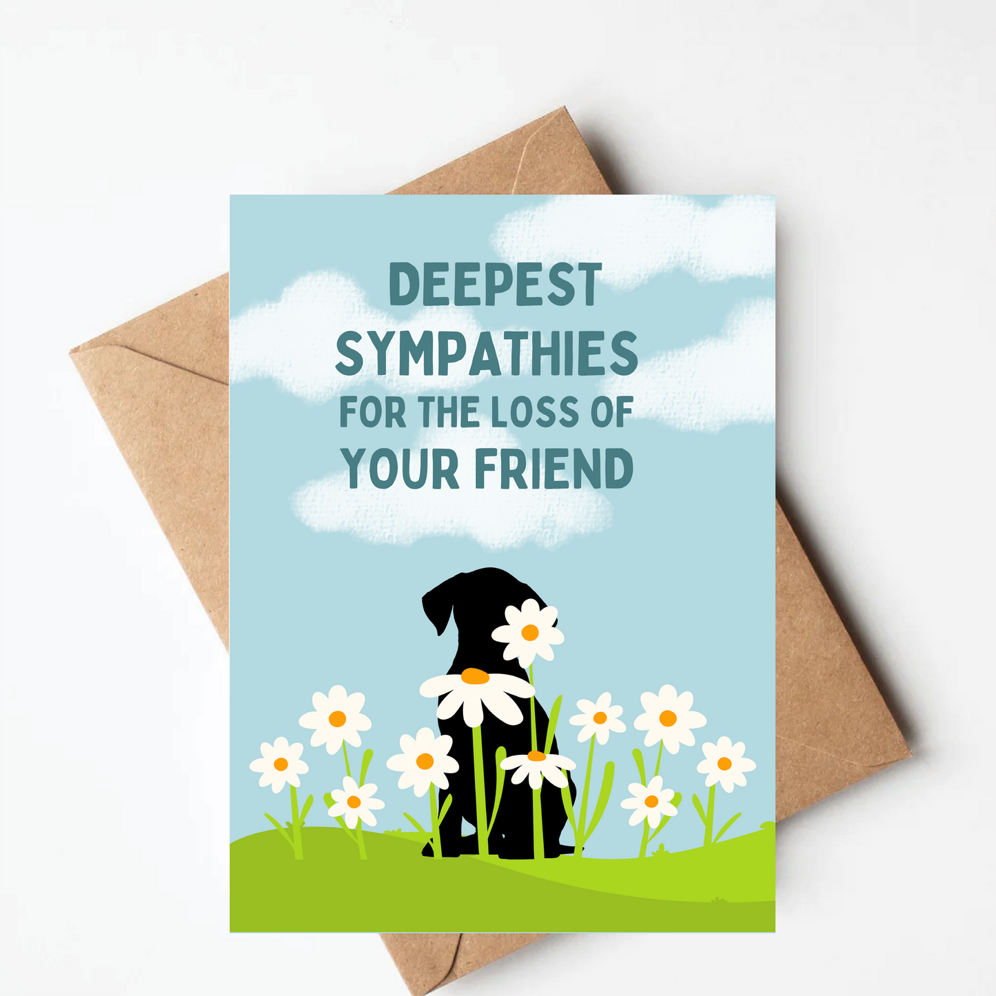 Dog Loss Sympathy Card