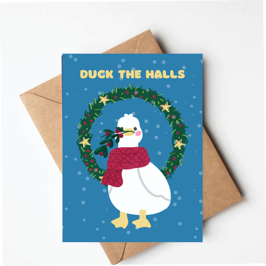 Duck Christmas Card