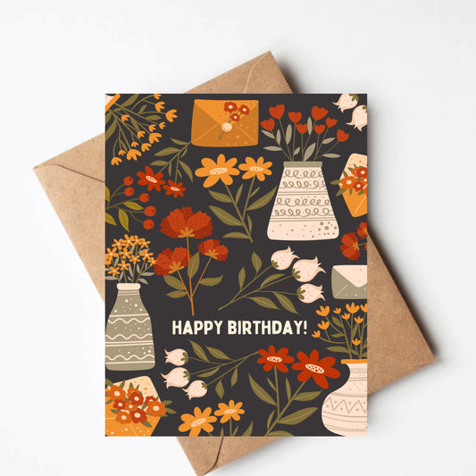 Floral Birthday Card