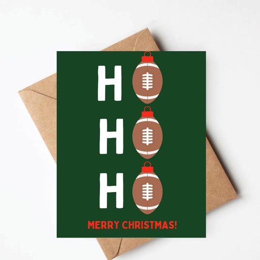 Football Christmas Card