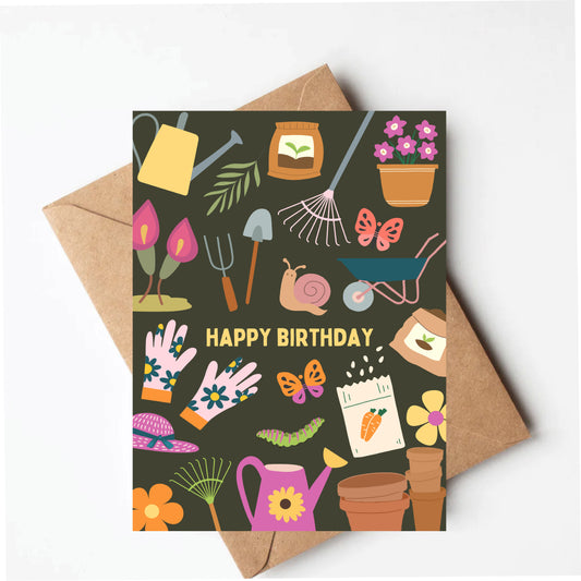 Garden birthday card