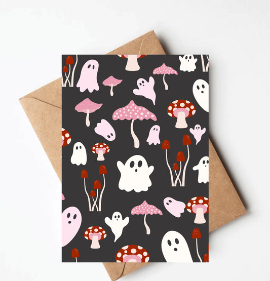 Mushroom ghost card