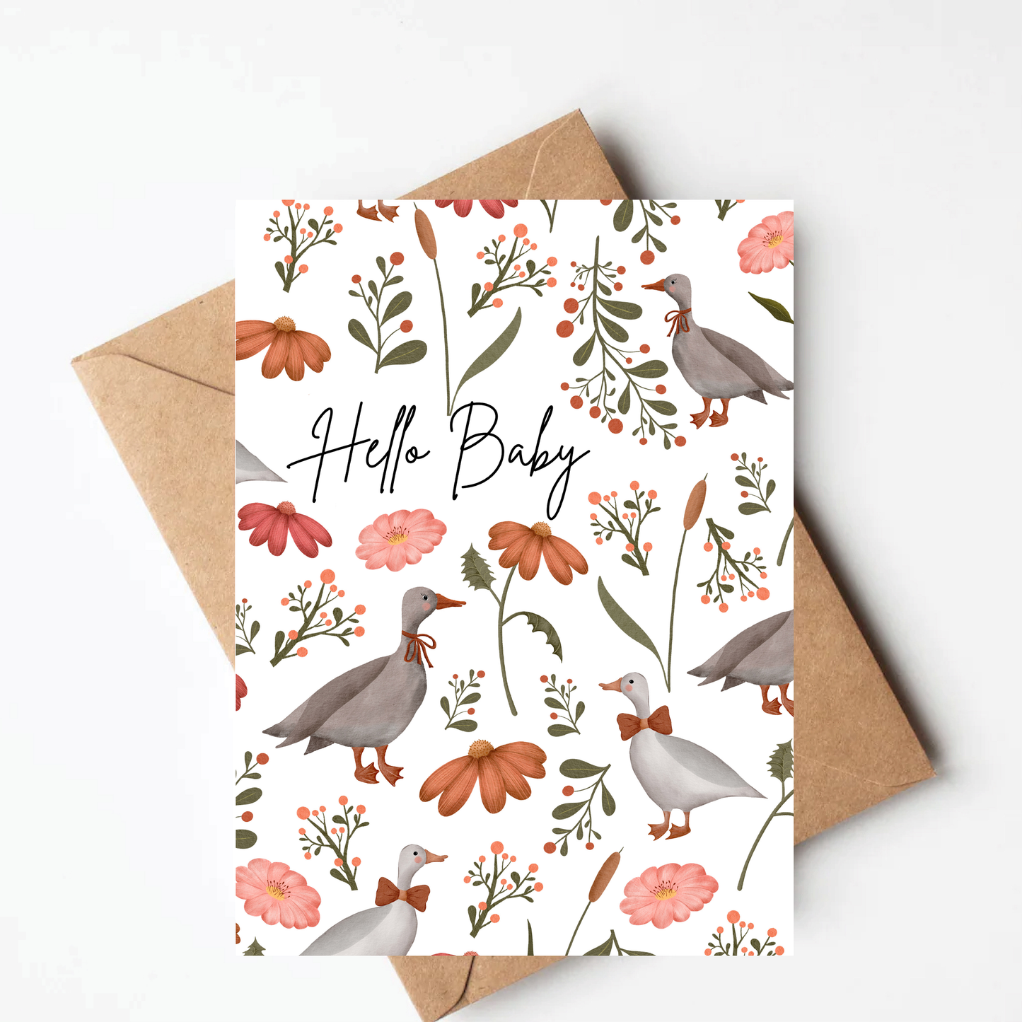 Goose Baby Card