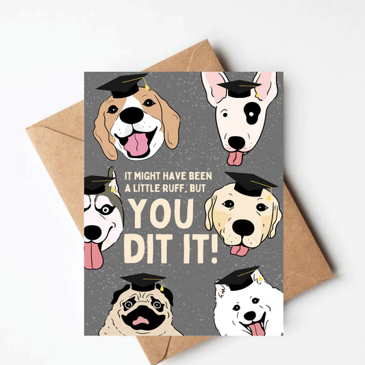 Dog Graduation Card