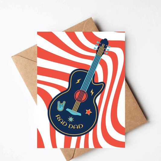 Guitar Father's Day Card