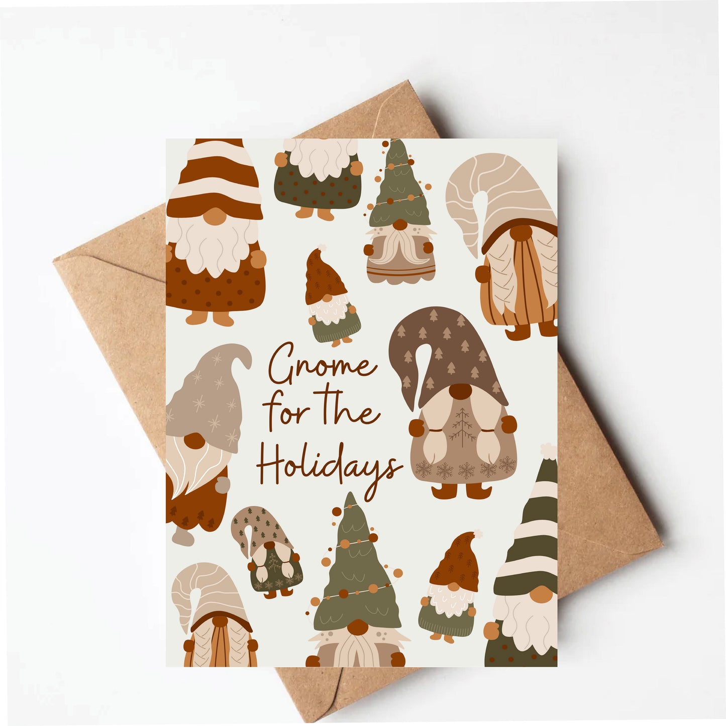 Gnome Christmas Card