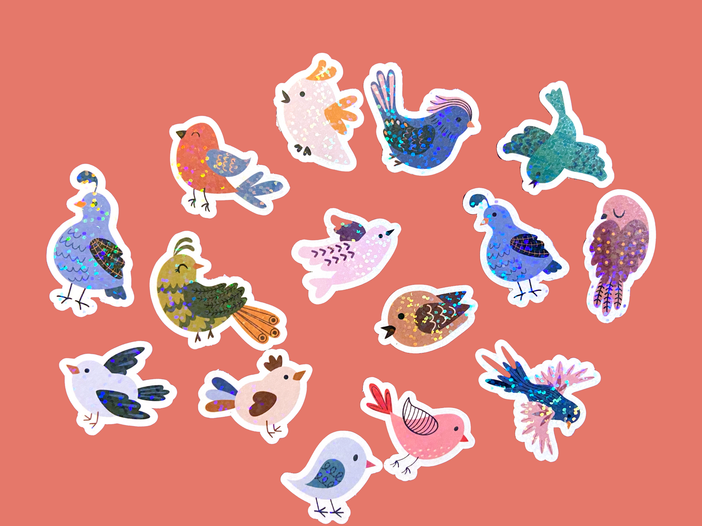 Mini Bird Stickers