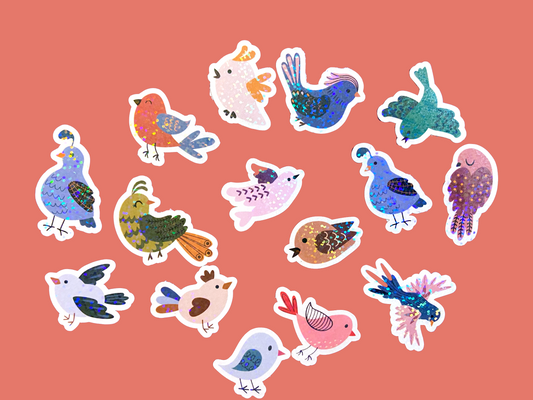 Mini Bird Stickers