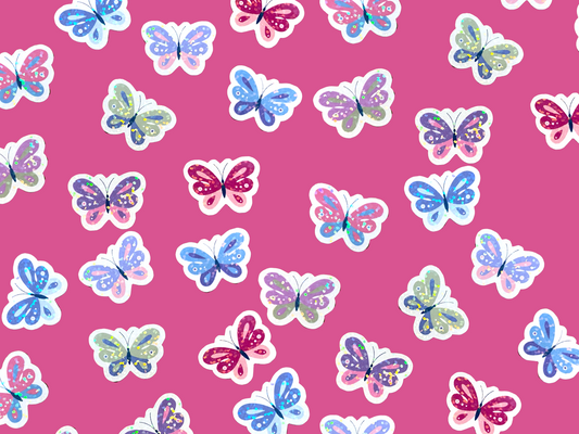 Mini Butterfly Stickers