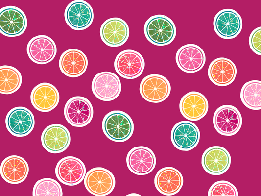 Mini Citrus Stickers