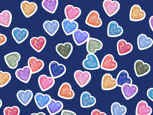 Mini Heart Stickers