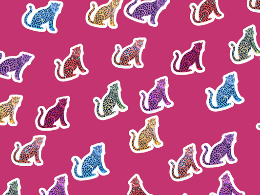 Mini Leopard Stickers