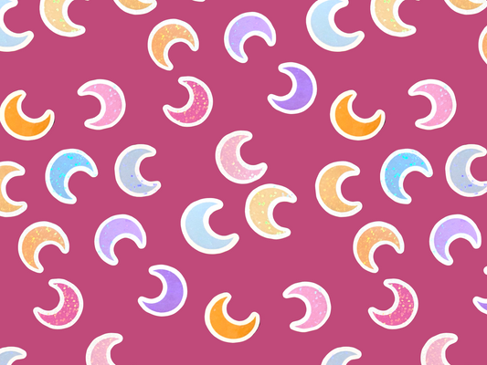 Mini Moon Stickers