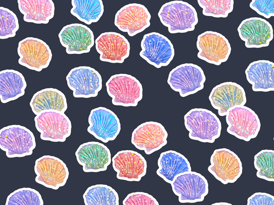 Mini Shell Stickers