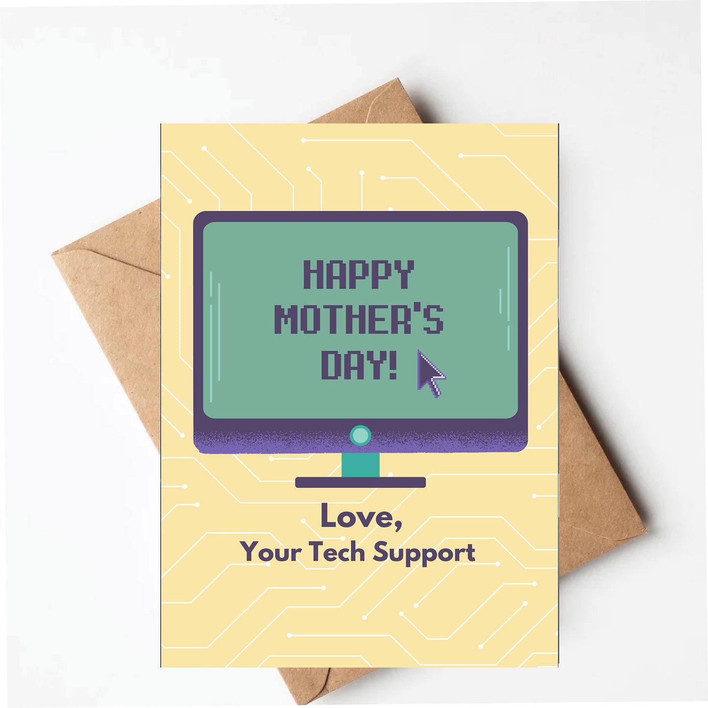 Tech Support Mother's Day Card