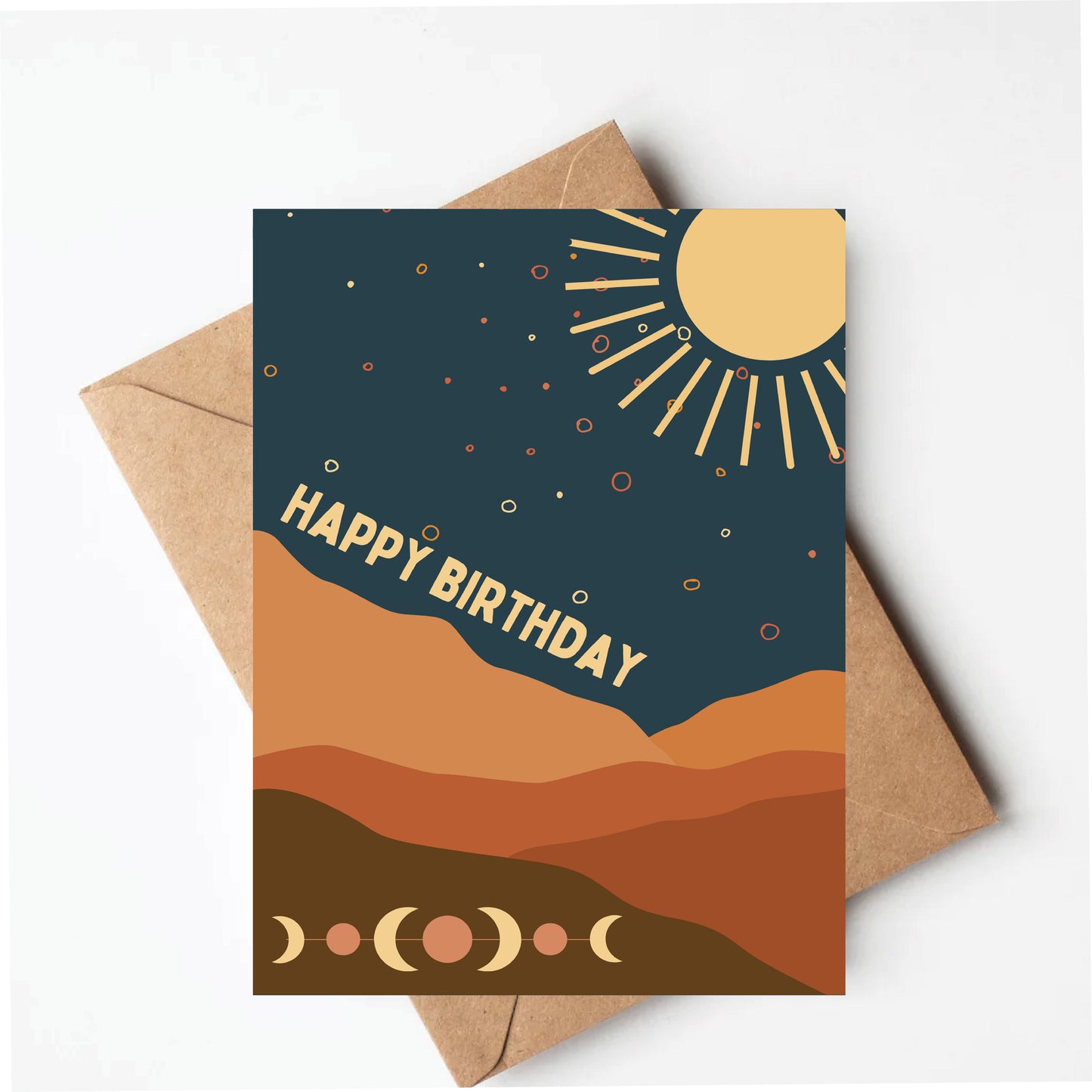 Mountain birthday card