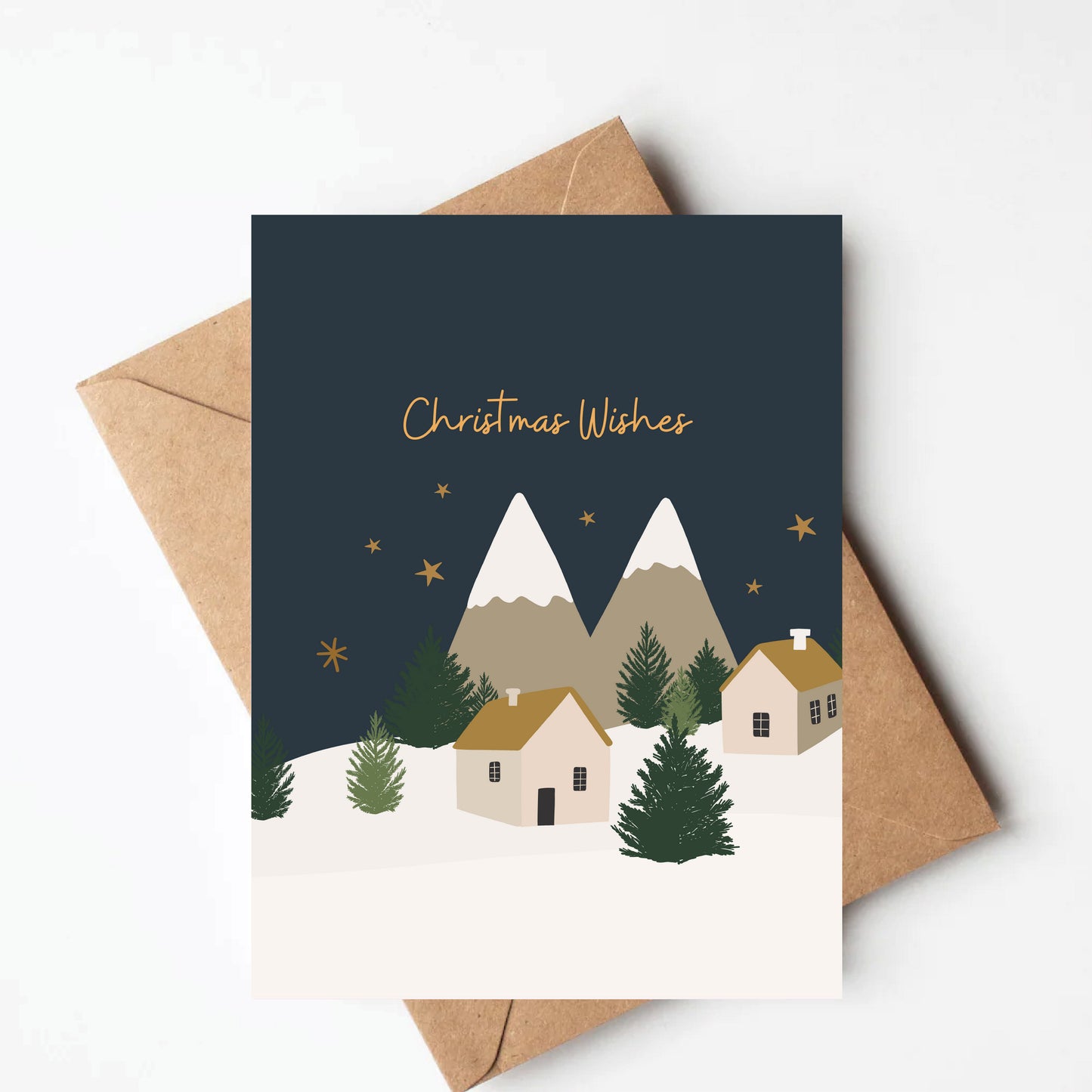 Mountain Christmas Card