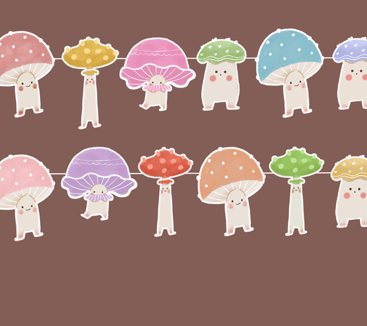 Cute Mushroom Banner