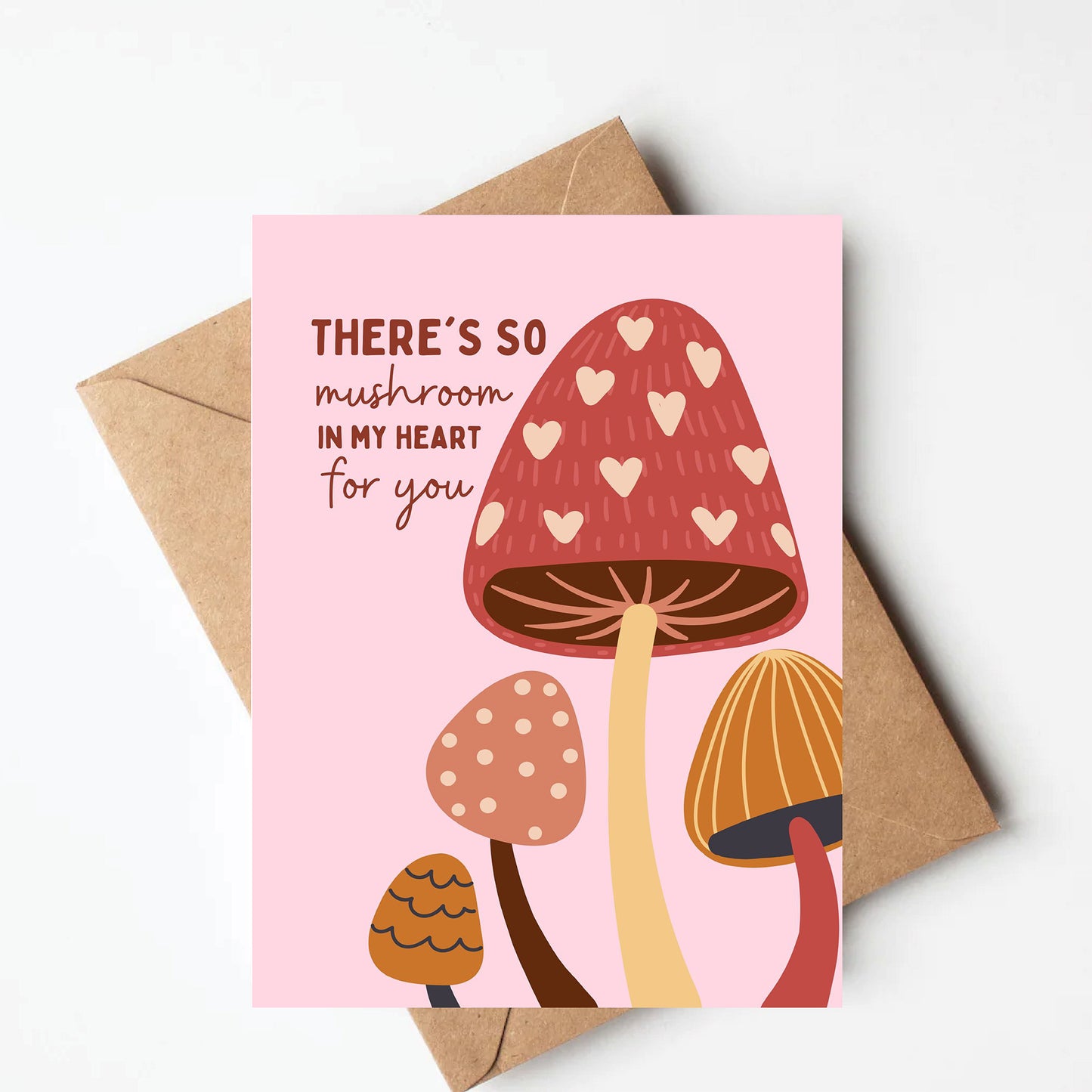Mushroom love card